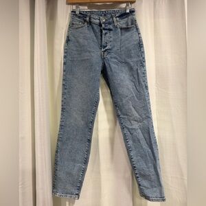 &Denim Ultra High Rise Mom Jeans
